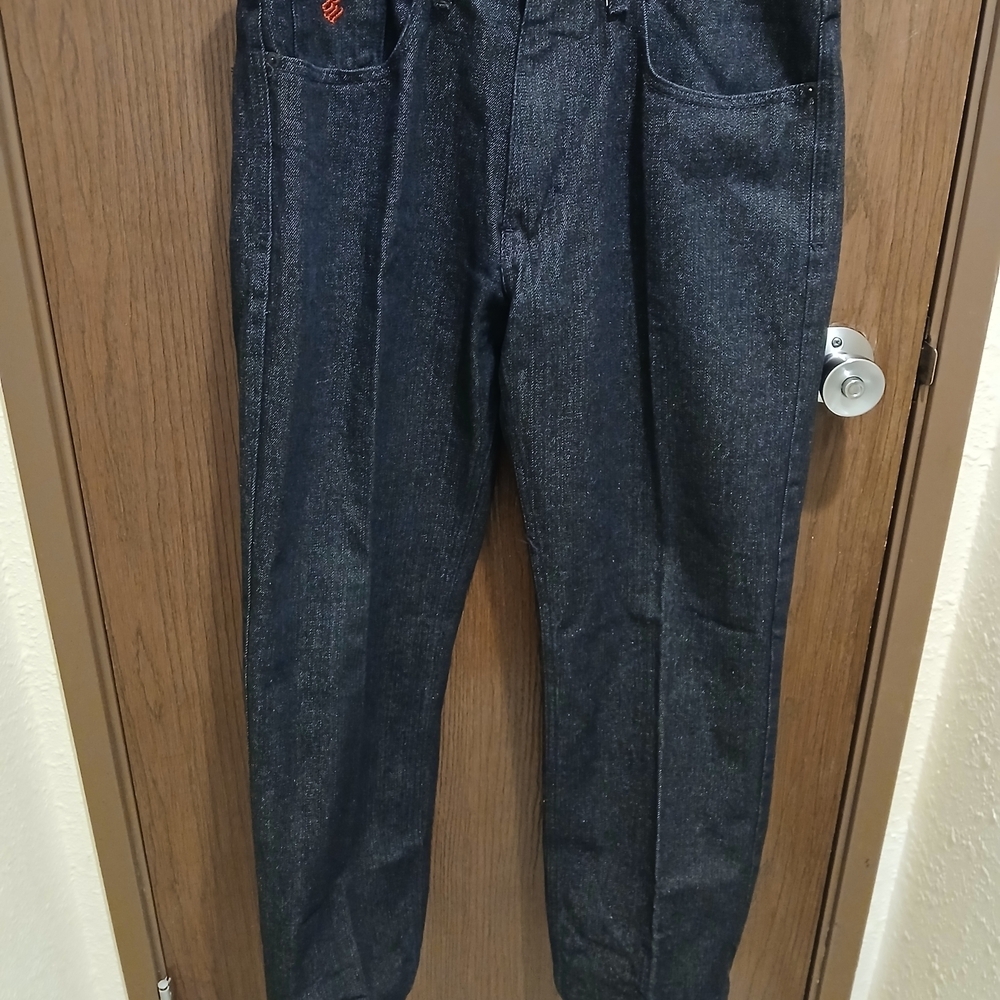 Rocawear Vintage Men's Deep Navy Black Straight Jeans Size 32/32